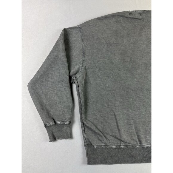 Vintage Rare 90s Roots Canada Sun Faded Black Crewneck Sweater Fit Medium Hype - Picture 8 of 12